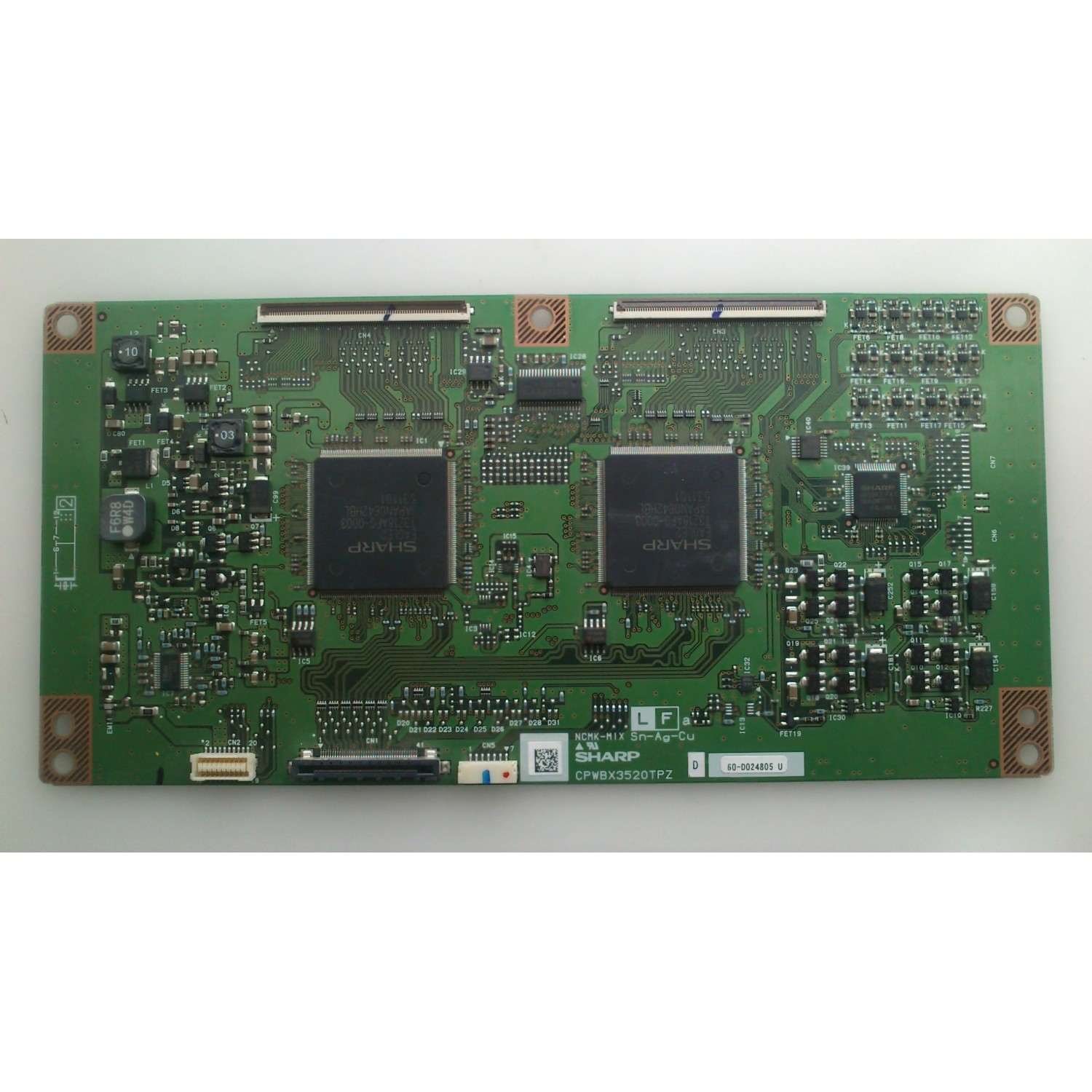 T-CON / SHARP CPWBX3520TPZD / CPWBX3520TPZ (D)  / PARTE SUSTITUTA CPWBX3520TPXD / MODELOS LC-42D62U / LC-42D72U / LC-42XD10E / LC-42XD1EA / PANEL LK420D3LZ10W